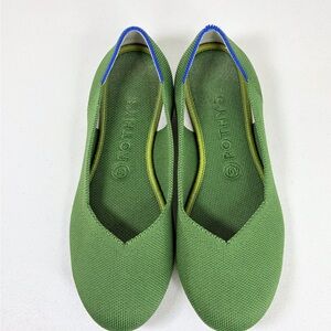 Rothys The Flat Women’s 8.5 Jellybean Kelly Green